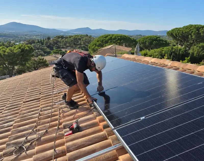 Installateur panneaux solaires Sarraziet — pose photovoltaïque sur toiture