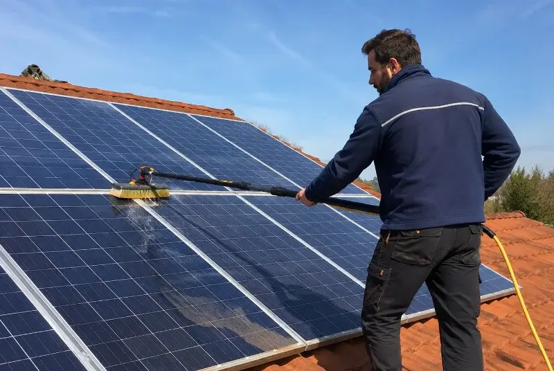 Nettoyage et entretien de panneaux solaires à Sarraziet